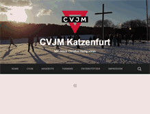 Tablet Screenshot of cvjm-katzenfurt.de